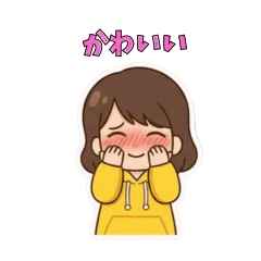 cute chibi character stickers