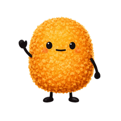 Korokke Potemaru Stickers