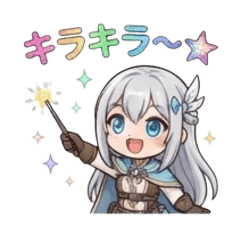 Original Fantasy RPG Girl Stickers Vol.4