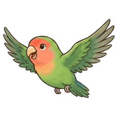 Everyday Lovebird Stickers 2
