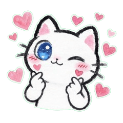 Needy White Cat: For Lovers & Faves