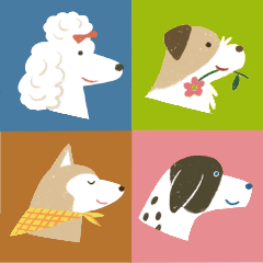Dog lover's stickers