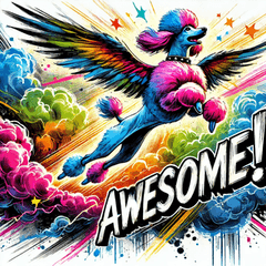 น้องหมาเทวดาสีสันสดใส