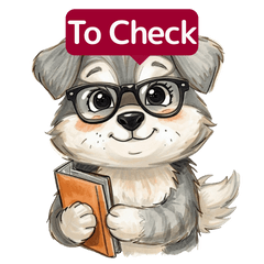 Cute Dog Secretary for Work Chats