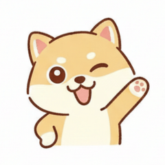 Cute Shiba dog stickers2026