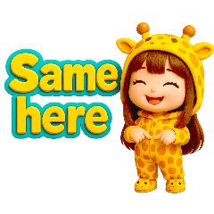 หนูน้อยยีราฟ 3D พูดอังกฤษ ใช้ทุกวัน