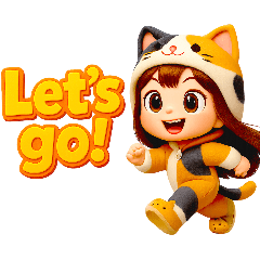 เด็กน้อยชุดแมว 3D  คำพูดอังกฤษ