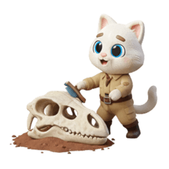 naughty lil white cat (no text) #2