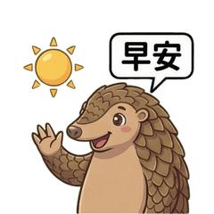 屏東可愛穿山甲問候你