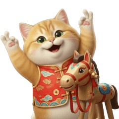肥貓弄竹馬:過年氣氛組 ​