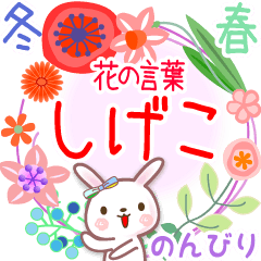 しげこの花の言葉◆冬から春●のんびり