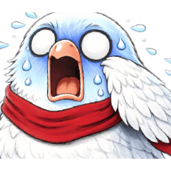 Surprised and crying expressions