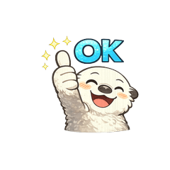 Sea otter's expressions