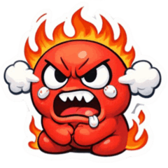 Angry Fireball papa toei