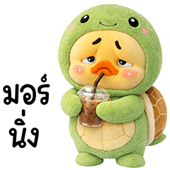 เจ้าเป็ดหน้าบูดเต่าน้อยน่ารัก