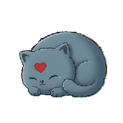 動く　猫B