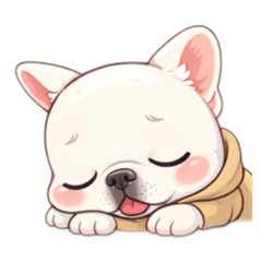 Chibi French Bulldog Everyday Stickers