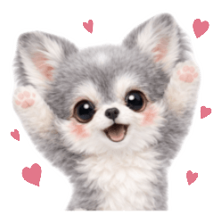 ふわふわチワワの日常スタンプ★