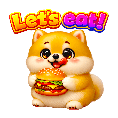 ชิบะอ้วนกลม 3D ชิบิ คำอังกฤษคิวท์