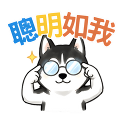 戲精二哈上線中：生活萬用貼