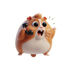 シッ！ぽっちゃりハムスターはねむねむ