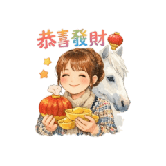 馬年祝你恭喜發財