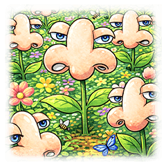 HANA. nose and flower  (No Text Ver. )