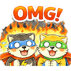 Hungry Squad.Shiba Heroes