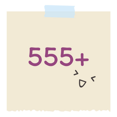 สติกเกอร์โพสต์-อิท ลายมินิมอล (ภาษาไทย)