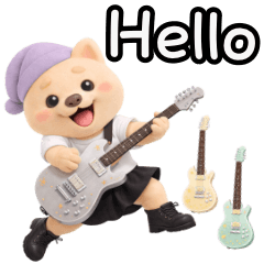 Shiba Rock Talk-Everyday Stickers