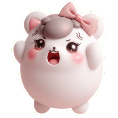 このピンクの泡を見て！