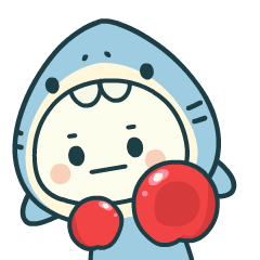 Cute Shark 3 : Pop-up stickers