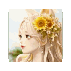 花與星之精靈表情貼圖