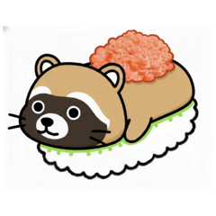 狸貓放太子-汪星人握壽司