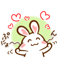 年中使える‼ハート耳のうさぎさん