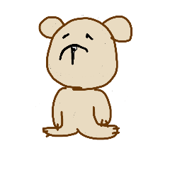 Unmotivated teddy bear