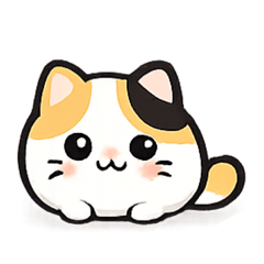 Soft & Fluffy Cat -calico-