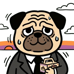 Sorrowful Papa Dog
