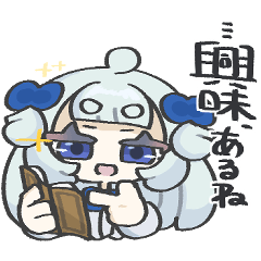 Downbeat chibi style sticker V2-3