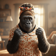 [アレンジ用]ママゴリラCute