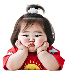 Chubby Girl Funny face188 EN
