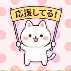 Shiro-Nyan Stickers: Support & Chat