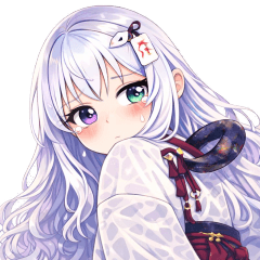 이세계 감성 뱀 기모노 스탬프