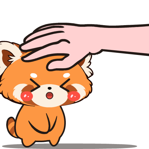 Red Panda : Pop-up stickers