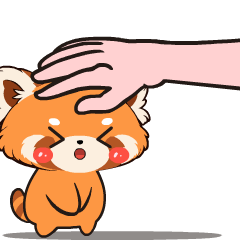Red Panda : Pop-up stickers
