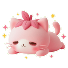 甜甜草莓kitty揮手跟你說下次見再見