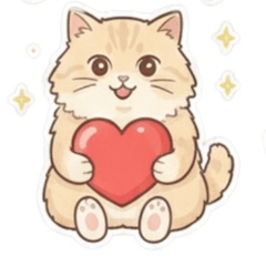 Cute Cat and Its Owner