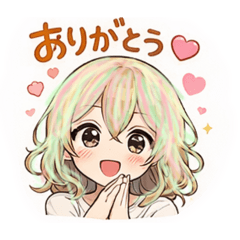 癒し系女子の日常スタンプ