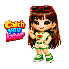 Cute 3D Chibi Girl Daily Chat