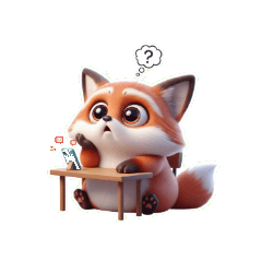 Goofy Adorable Fox Giggles